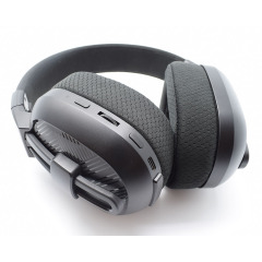 GM910 2.4G+BT+Wired 3-in-1 Tri-mode Gaming Headphones With Breathable Fabric Earfoams and Clear Mic for Gaming