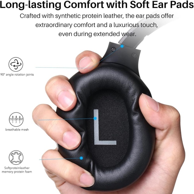 ANC20Pro ANC Bluetooth LE Audio Headphones with Auracast Broadcast for B2B Wholesale