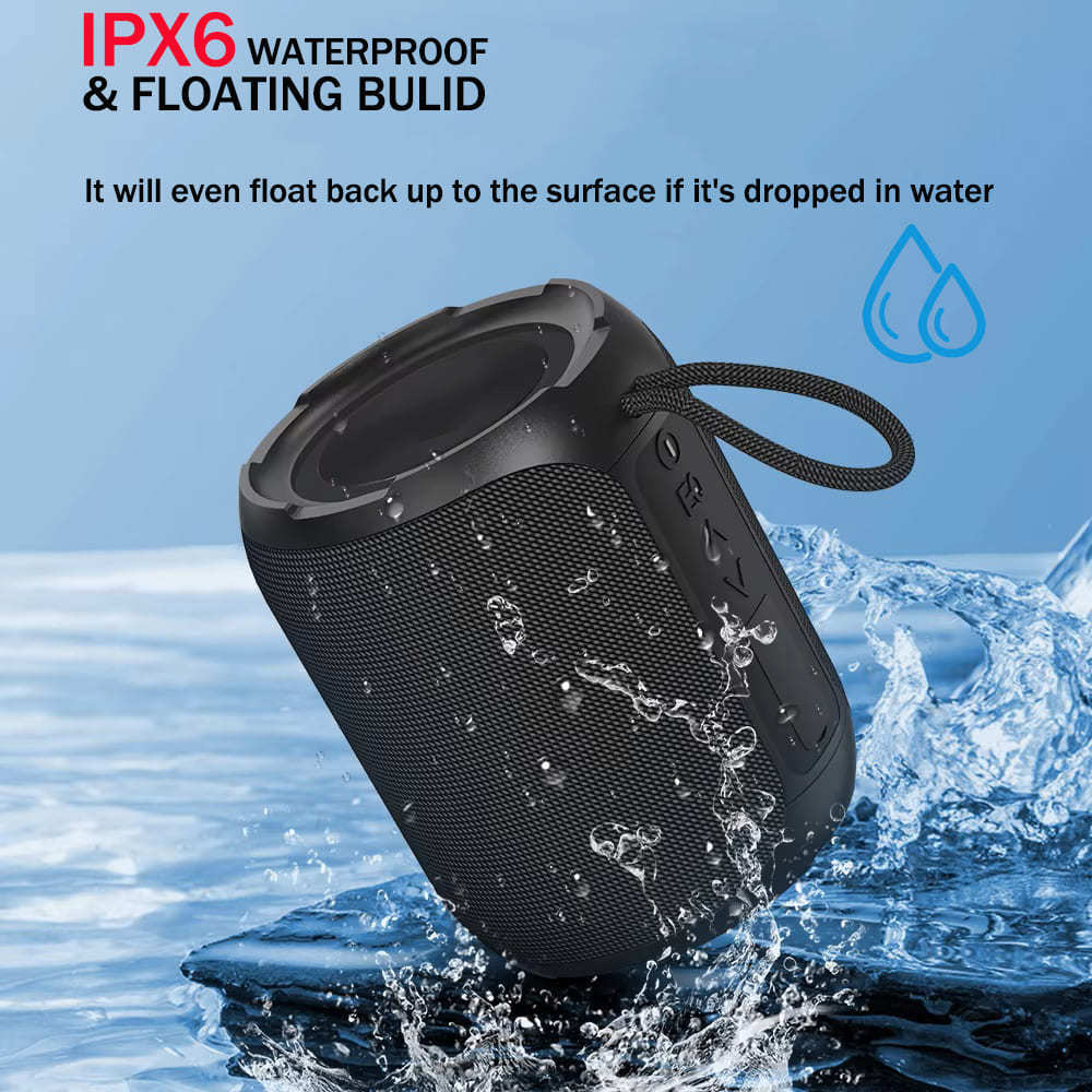 RT520 IPX6 Waterproof Bluetooth Speaker with 30W and TYPE-C Charging