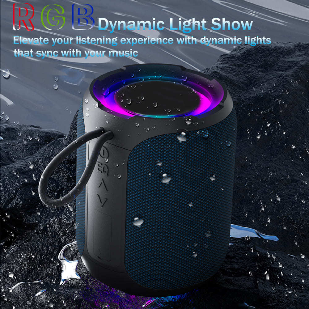 RT520 IPX6 Waterproof Bluetooth Speaker with 30W and TYPE-C Charging