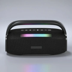 New Street Portable Bluetooth Speaker 6.0 Outdoor Karaoke Super Dynamic Bass Boost RGB Neon Wireless Bluetooth Speaker QS19