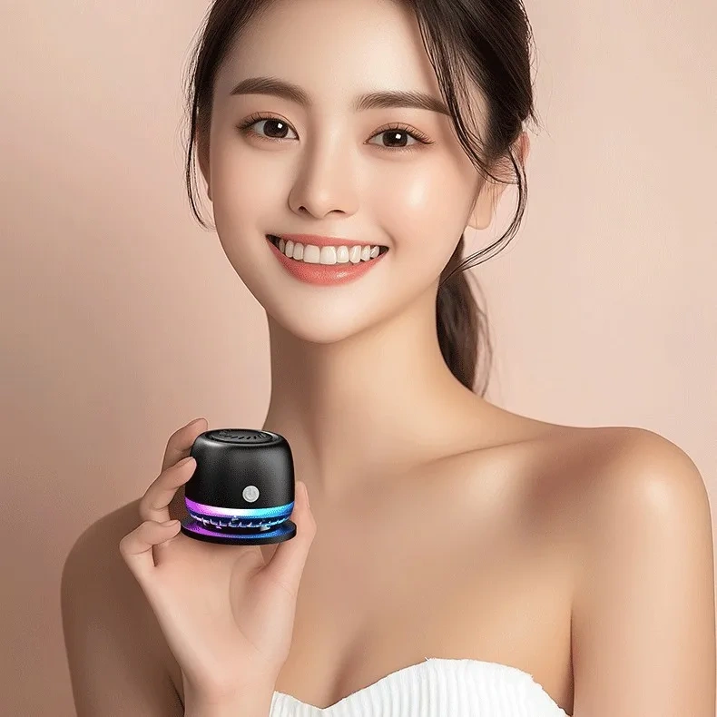 Rambotech 2025 Factory Private Model Airbag Magnetic Audio Speaker Ipx6 TWS Colorful Light Voice Call Bluetooth Speaker M99