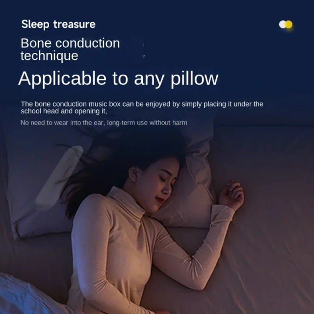 Rambotech Xsleep2 New Generation Bone Conduction Smart Sleeping Aid Instrument Bluetooth Audio Pillow Sleeping Audio Speaker