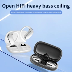 OWS Real-Time AI Translation Earbuds Multi Languages Wireless BT Headset Translating TWS Earphones for Business Travel YYK-Q65