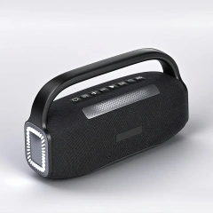 New Street Portable Bluetooth Speaker 6.0 Outdoor Karaoke Super Dynamic Bass Boost RGB Neon Wireless Bluetooth Speaker QS19