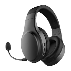 Tri-Mode Gaming Headset 2.4G Wireless Gaming Headphone for PS4 PS5 PC Wired with Detachable Noise Cancelling Microphone GM1510J