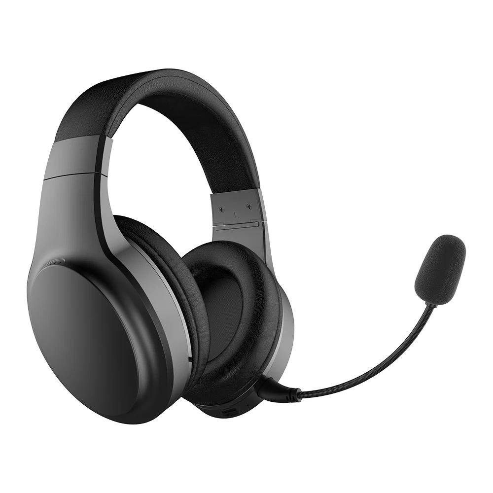 Tri-Mode Gaming Headset 2.4G Wireless Gaming Headphone for PS4 PS5 PC Wired with Detachable Noise Cancelling Microphone GM1510J