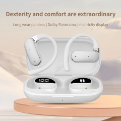 OWS Real-Time AI Translation Earbuds Multi Languages Wireless BT Headset Translating TWS Earphones for Business Travel YYK-Q65