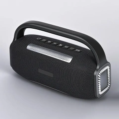 New Street Portable Bluetooth Speaker 6.0 Outdoor Karaoke Super Dynamic Bass Boost RGB Neon Wireless Bluetooth Speaker QS19
