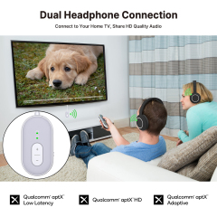 BT Transmitter Receiver Wireless Portable Audio Player Headphone Stereo Airplane Travel  2-in-1 Wireless BT Adapter BT-20