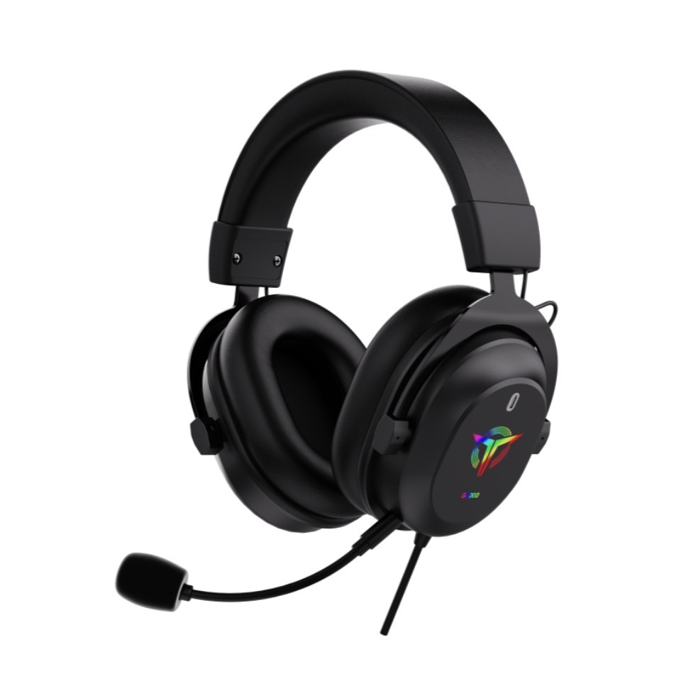 Rambotech New RGB Headset Game Headset with Microphone Wired Computer for a Long Time Without Pain Factory Direct Sales G4000W