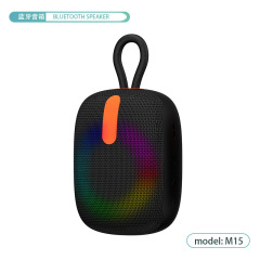 Rambotech Portable RGB Bluetooth Speaker IPX7 Waterproof Outdoor Riding Wireless Bluetooth Audio Gift Fabric Speaker Card M15