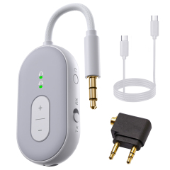 BT Transmitter Receiver Wireless Portable Audio Player Headphone Stereo Airplane Travel  2-in-1 Wireless BT Adapter BT-20