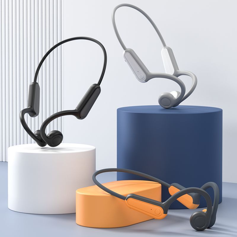 Rambotech Wholesale Hot Sale Bluetooth Headset for Bone Conduction Non In-Ear Wireless Sports Workout Waterproof Sweat-Proof B8