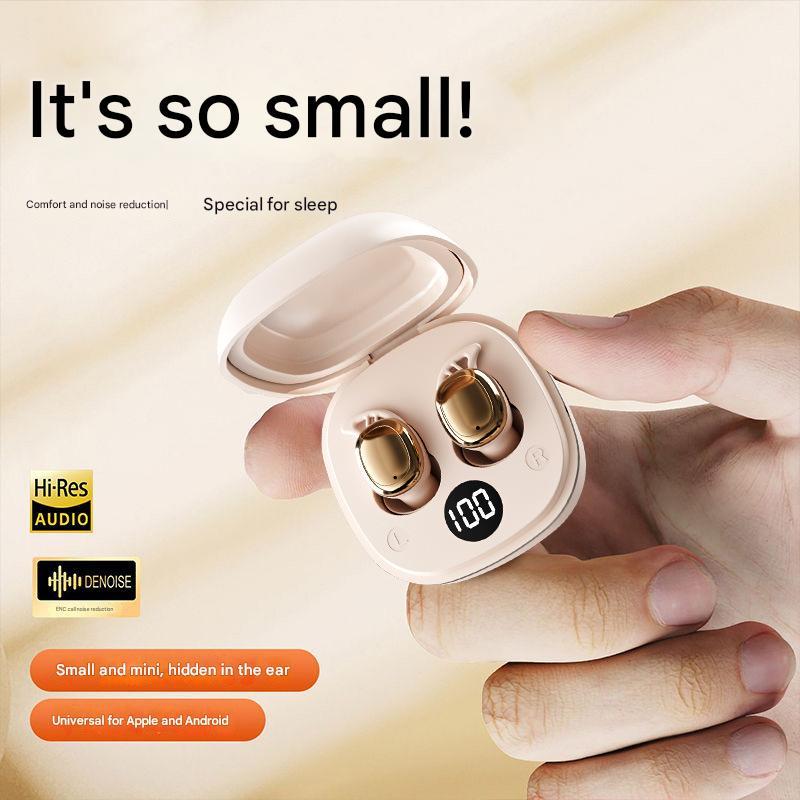 Rambotech 2025 New Cross-border Product  Bean-shaped Earbuds Mini Sleep Earbuds High-endurance HD Call Bluetooth Headset S601