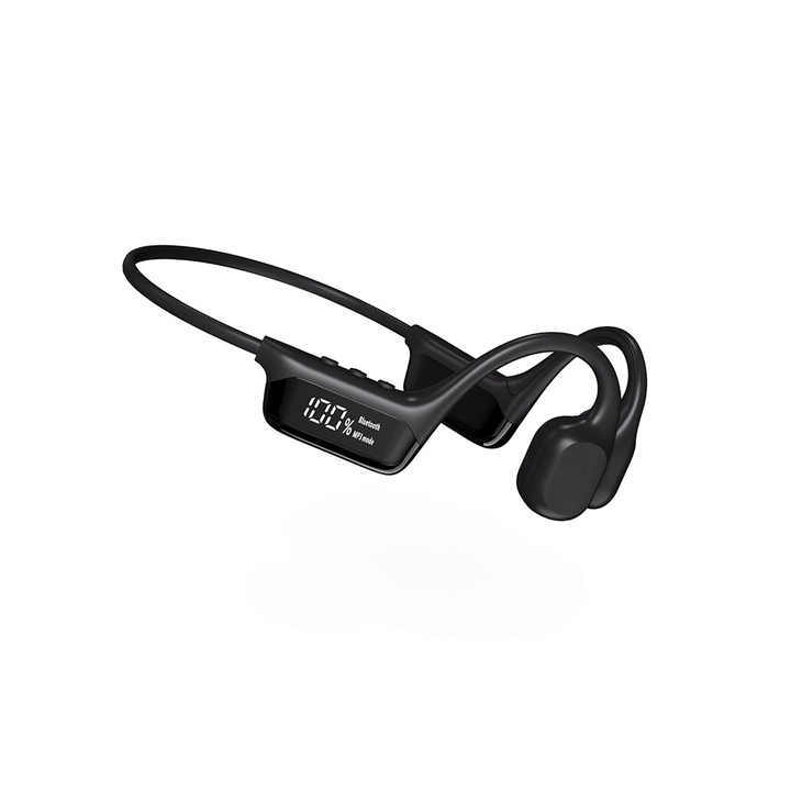 Neckband Ear Hook Stereo Earphones BT Wireless Bone Conduction Sport Headphone Waterproof Headset LCD Digital Display GC50pro