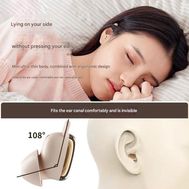 Rambotech 2025 New Cross-border Product  Bean-shaped Earbuds Mini Sleep Earbuds High-endurance HD Call Bluetooth Headset S601