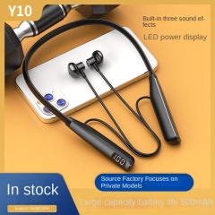 Factory in Stock Ultra-Long Life Battery High Power Bluetooth Headset Wireless Neck Hanging Running Dedicated High Sound Quality