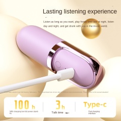 2025 Cross-Border New Massage Stick-Shaped Portable High-Endurance HD Call Bluetooth Headset Comfortable Sleeping Earbuds S13