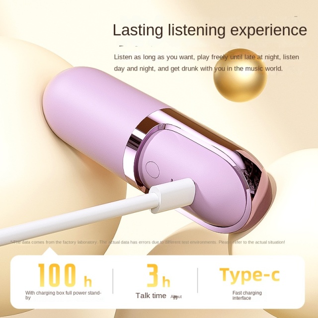 2025 Cross-Border New Massage Stick-Shaped Portable High-Endurance HD Call Bluetooth Headset Comfortable Sleeping Earbuds S13