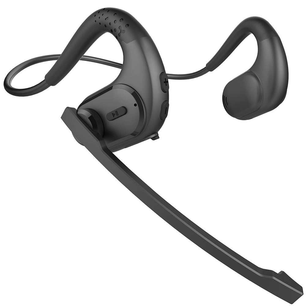 V5.4 Original Swimming Training Headphone Orange Operator Headset With Mic Stick Modern Sound Bone Conduction Hook Earphone AC07