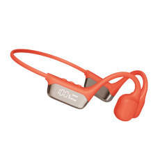 Neckband Ear Hook Stereo Earphones BT Wireless Bone Conduction Sport Headphone Waterproof Headset LCD Digital Display GC50pro