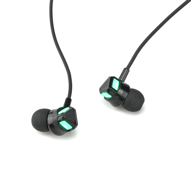 Rambotech Neck Headphones Wholesale Wireless Headset Low Latency ENC Neckband Gaming Headphones With Lights for Gamer GD16