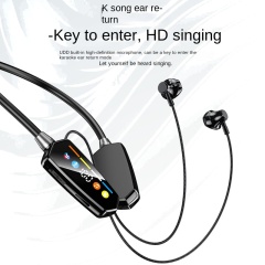 Popular Wireless Neck-Hanging Bluetooth Headset Ultra-Long Standby Plug-in Memory Card Karaoke Earphone Monitor HD Call BL08