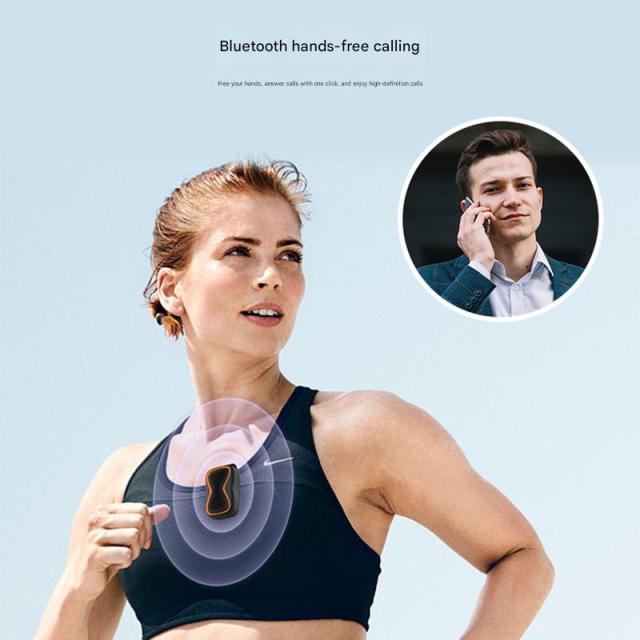 Rambotech Portable Outdoor Waterproof Sports Clip Wireless Bluetooth Magnetic Wearable Speaker Supports Card Insertion P8