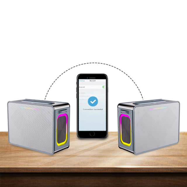 50W KTV Wireless Soundbar High Power Speakers Good Quality New Professional Sound  BT Party Speaker Battery Plastic 4 Ohm RT581