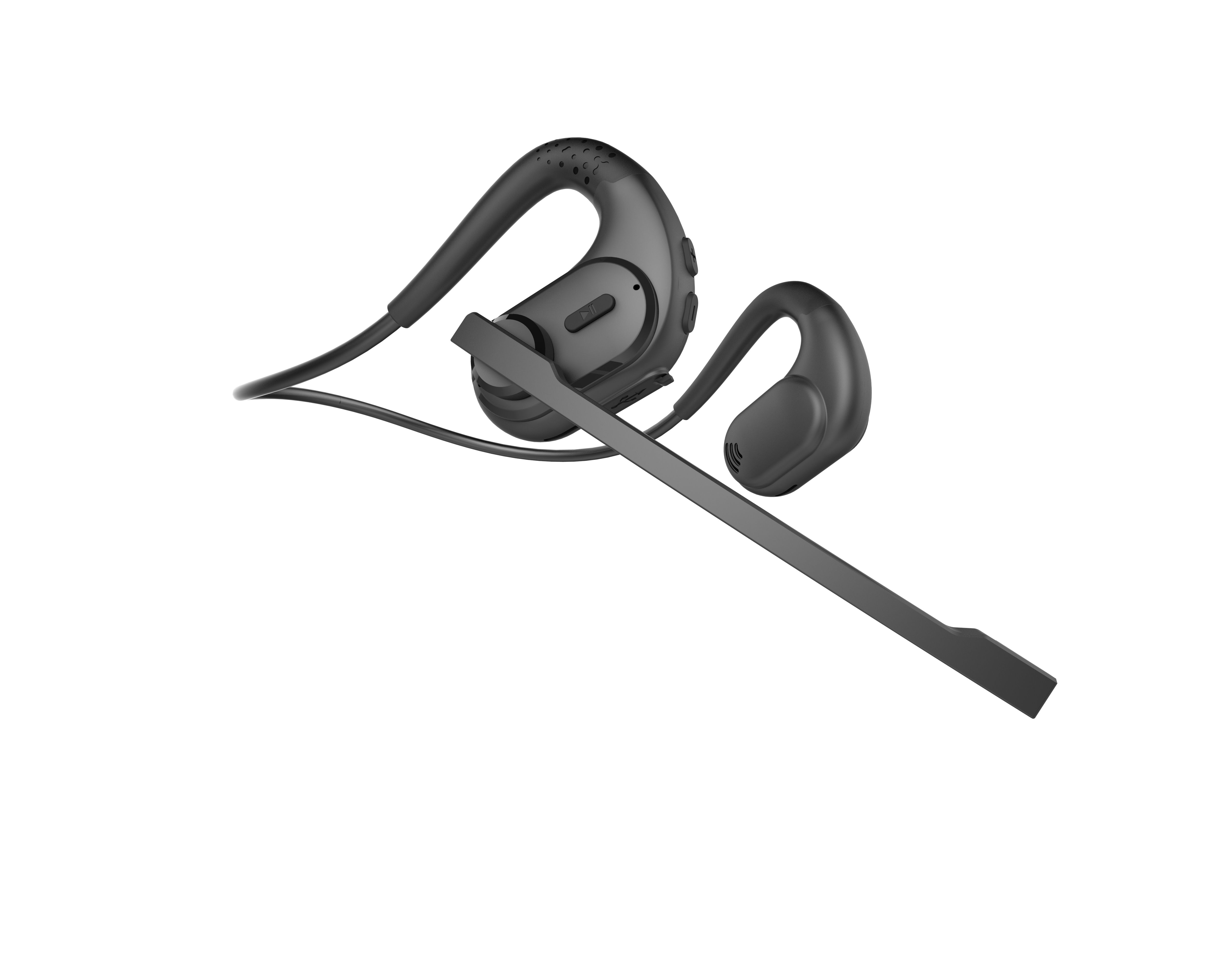 V5.4 Original Swimming Training Headphone Orange Operator Headset With Mic Stick Modern Sound Bone Conduction Hook Earphone AC07