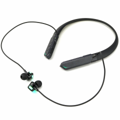 Rambotech Neck Headphones Wholesale Wireless Headset Low Latency ENC Neckband Gaming Headphones With Lights for Gamer GD16