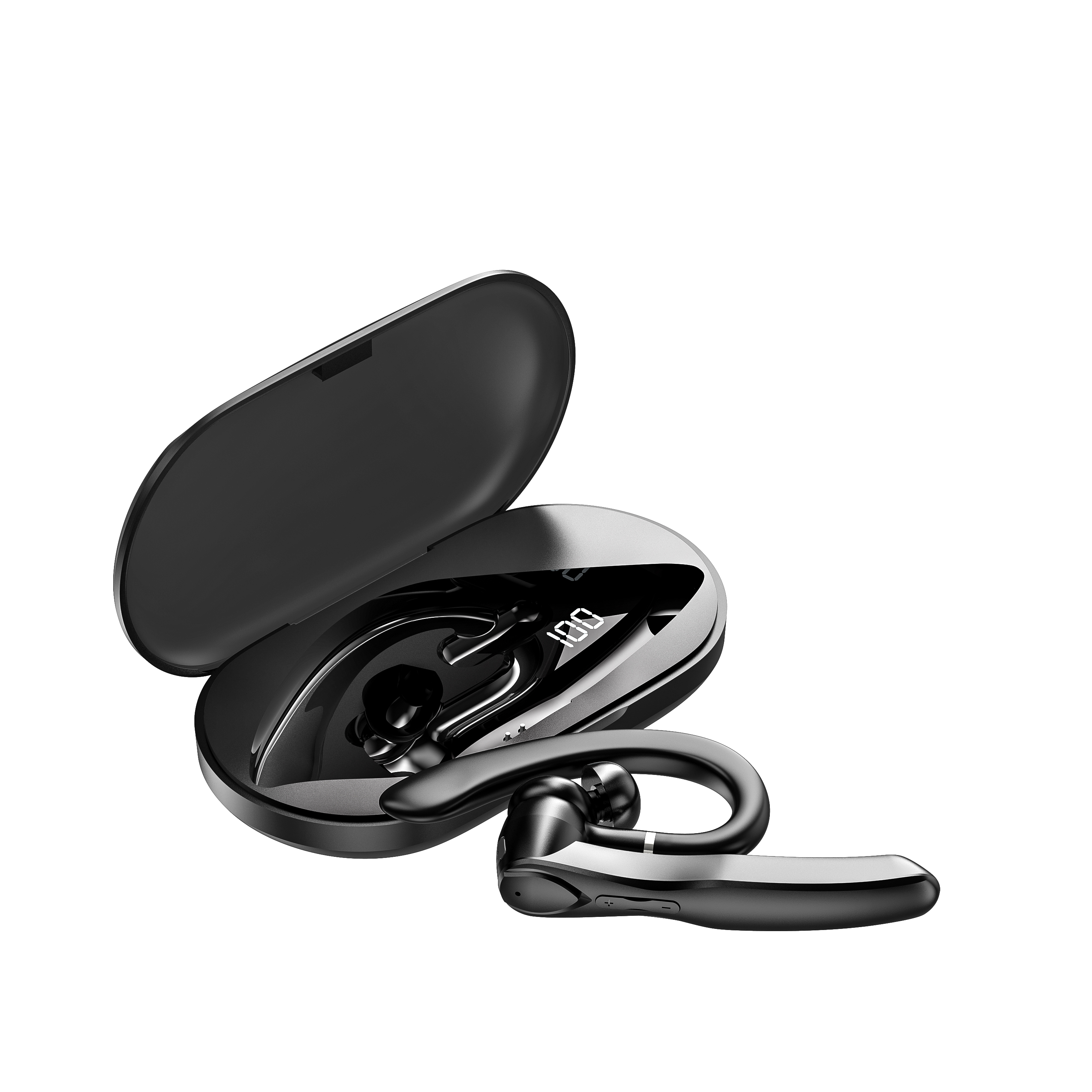 Driver Use Usb Headphone Bluetooth Singe Ear Single Communication Earpiece With Microphone Office Phone Headset RK35