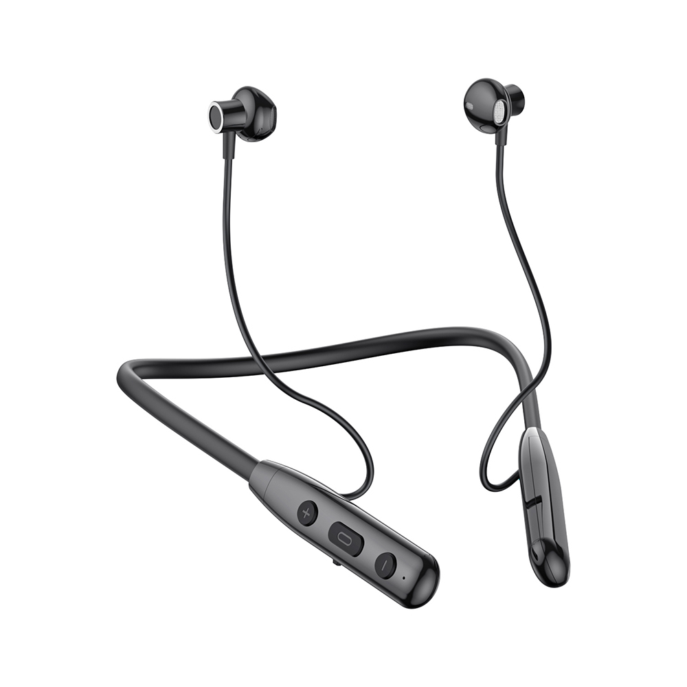 Magnetic Bass Neckband Sport Earphones BT 5.3 Wireless Earbuds With Mic Stereo Fast Charging Support Huge 500mAh Battery RD17