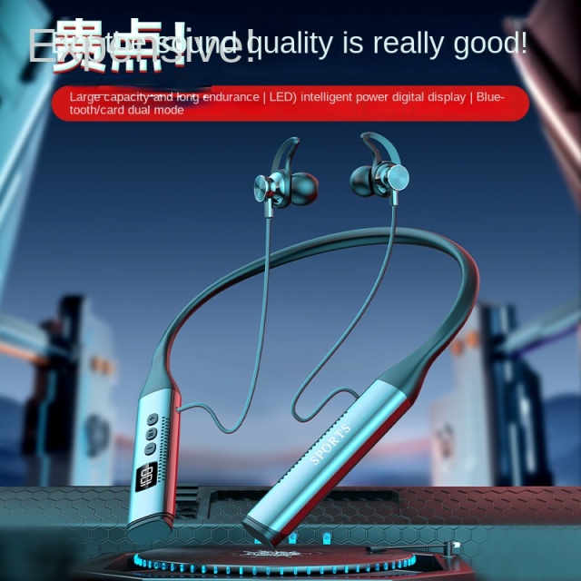 Rambotech bluetooth V5.4 Long Endurance Digital Display Running Bluetooth Headset Sports Headset Factory Private Model Wireless