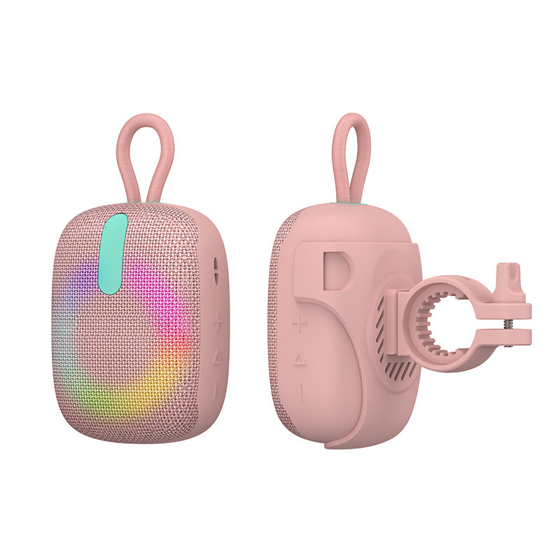 Rambotech Portable RGB Bluetooth Speaker IPX7 Waterproof Outdoor Riding Wireless Bluetooth Audio Gift Fabric Speaker Card M15