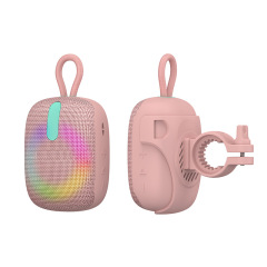 Rambotech Portable RGB Bluetooth Speaker IPX7 Waterproof Outdoor Riding Wireless Bluetooth Audio Gift Fabric Speaker Card M15