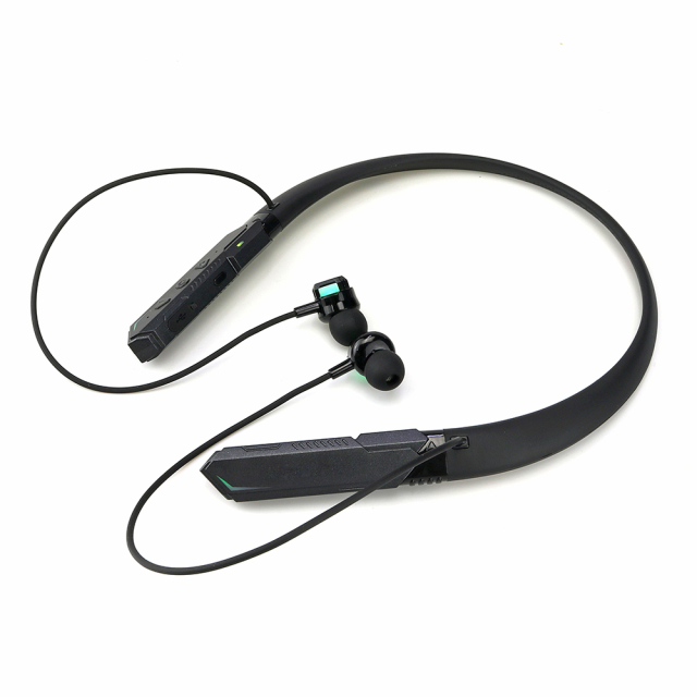 Rambotech Neck Headphones Wholesale Wireless Headset Low Latency ENC Neckband Gaming Headphones With Lights for Gamer GD16