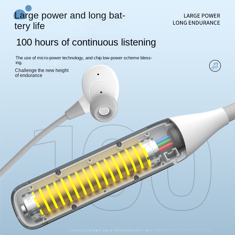 Neck Hanging Wireless Bluetooth Headset Ultra-Long Life Battery New Karaoke Earphone Monitor Card-Inserting Private Model Y13