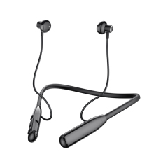 Magnetic Bass Neckband Sport Earphones BT 5.3 Wireless Earbuds With Mic Stereo Fast Charging Support Huge 500mAh Battery RD17