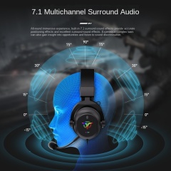Rambotech New RGB Headset Game Headset with Microphone Wired Computer for a Long Time Without Pain Factory Direct Sales G4000W