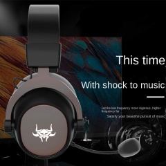 Rambotech Usb7.1 Headset Gaming Headset Computer Cellphone Plug Microphone Subwoofer Gaming Wired Headset G3000W