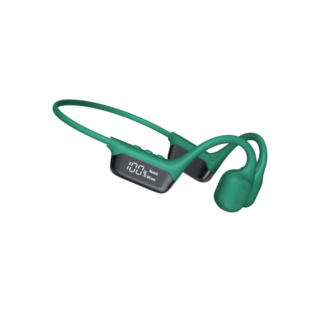 Neckband Ear Hook Stereo Earphones BT Wireless Bone Conduction Sport Headphone Waterproof Headset LCD Digital Display GC50pro