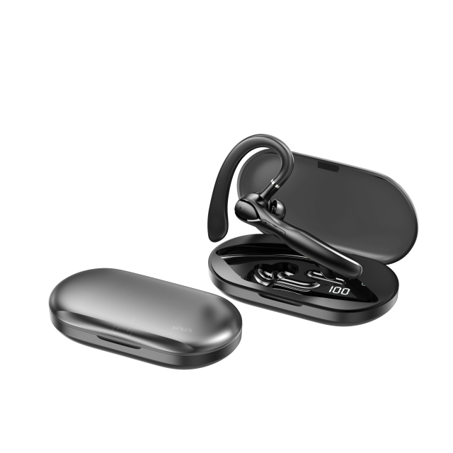 Driver Use Usb Headphone Bluetooth Singe Ear Single Communication Earpiece With Microphone Office Phone Headset RK35