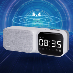New Arrival Smart Table Alarm Clocks Soothing Sound White Noise Speaker BT 5W Speaker FM Radio Charging Sound Sleep Machine HF16