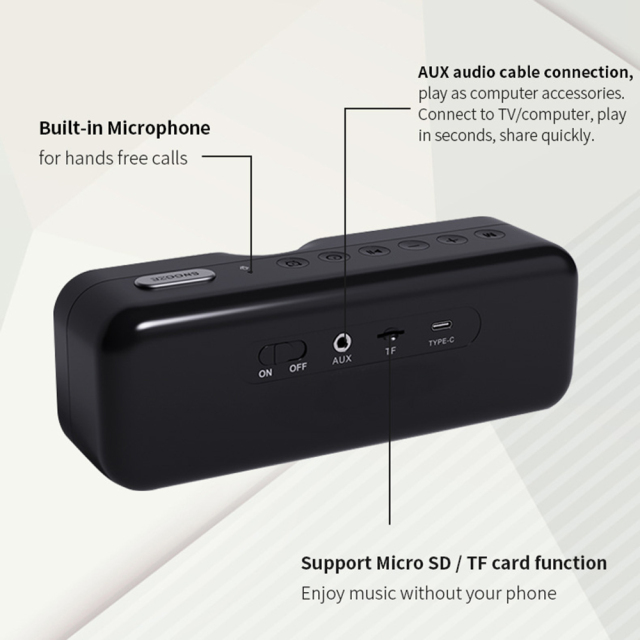 New Arrival Smart Table Alarm Clocks Soothing Sound White Noise Speaker BT 5W Speaker FM Radio Charging Sound Sleep Machine HF16