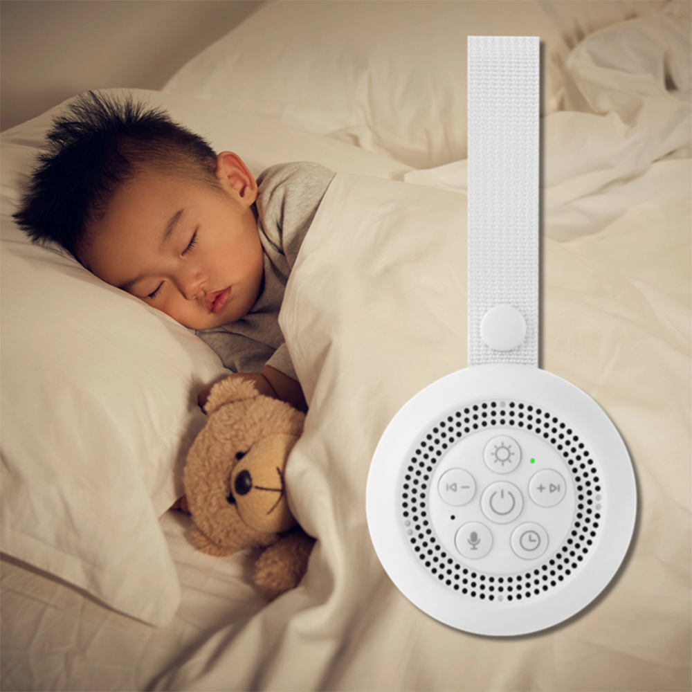 Baby Noise Machine Night Soothing Sleep Aid White Noise Speaker Nature White Noise Speaker Machine Baby Sleep Aid Device FM0228
