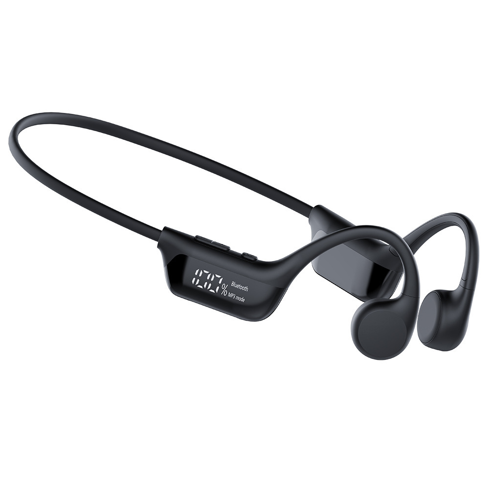 New Arrival LED Display Wireless Bone Conduction Headset 32GB MP3 Sports V5.3 Real Bone Transmission Sports Headphone GC24PRO