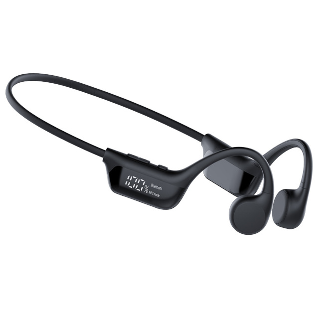 New Arrival LED Display Wireless Bone Conduction Headset 32GB MP3 Sports V5.3 Real Bone Transmission Sports Headphone GC24PRO