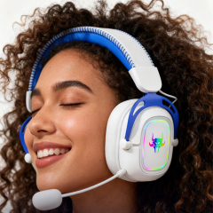 Best Wholesale Gaming Headset Tri-modal 2.4G Wireless Gaming Headphones for PS4 25MS Low Latency Headset with LED Light G7000